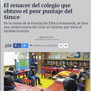 La Tercera destaca la mejora sostenida de resultados de Cunco Chico