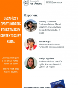 Desafíos y oportunidades educativas en contexto sur y rural, 24 de junio 2021